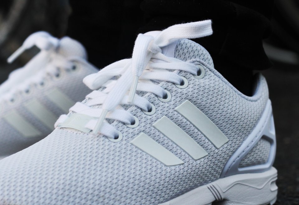 adidas zx flux blanc