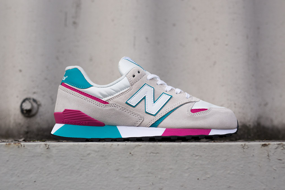 new balance white pink turquoise