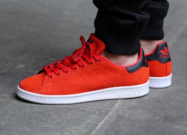 Adidas Stan Smith 'Red Core Black' (rouge) (4)