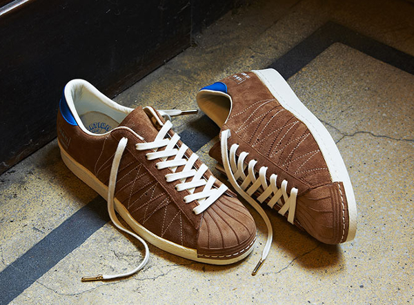 adidas superstar marron