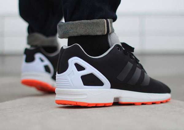 Adidas ZX Flux 'Flash Orange Core Black' (orange & noir) (2)