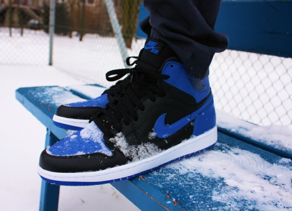 Air Jordan 1 High - Black Royal Blue - Hardini