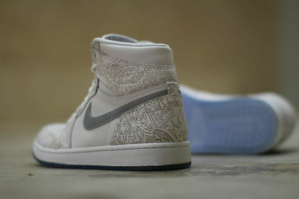 Air Jordan 1 High 'Laser' (White Metallic Silver) (1)