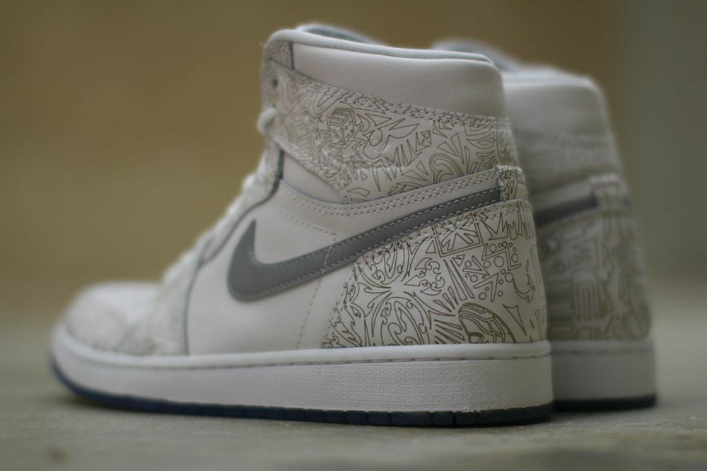 Air Jordan 1 High 'Laser' (White Metallic Silver) (3)