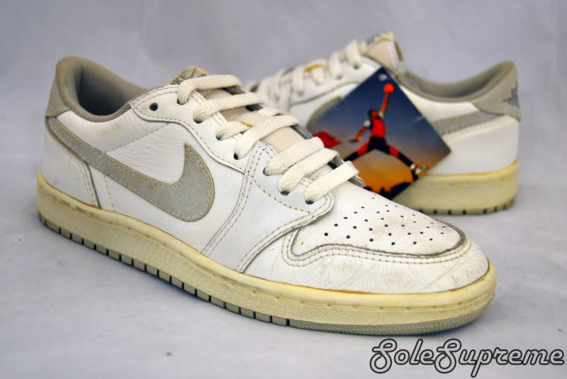 Air Jordan 1 Retro Low OG White Neutral Grey 1985-2-1