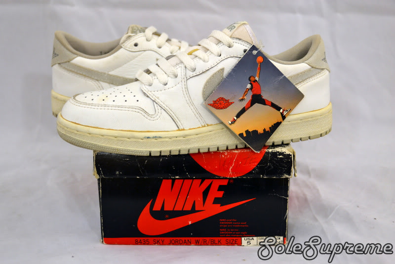 Air Jordan 1 Retro Low OG White Neutral Grey 1985