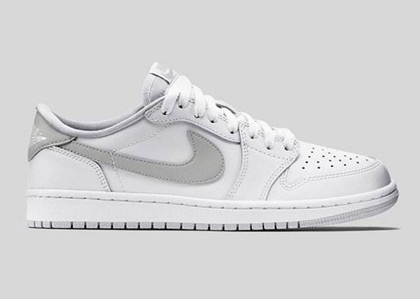 Air Jordan 1 Retro Low OG White Neutral Grey 2015