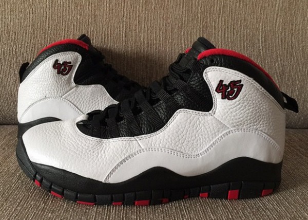 Air Jordan 10 White  Black True Red