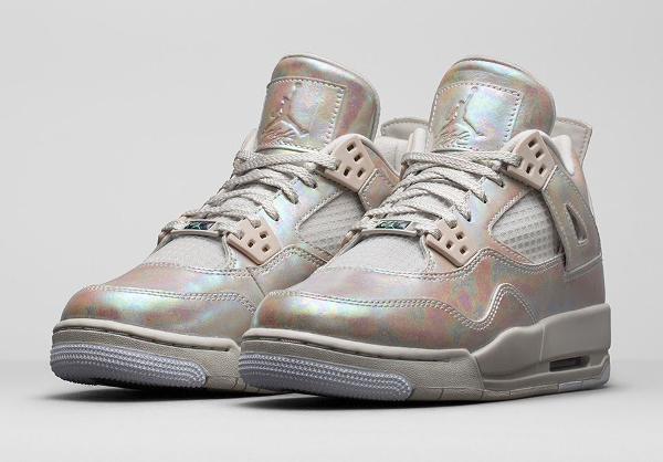 Air Jordan 4 GS Pearl Iridescent (irisée) photo officielle (1)