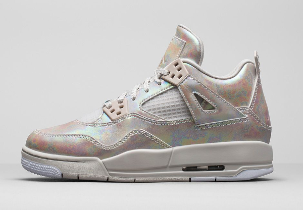 Air Jordan 4 GS Pearl Iridescent (irisée) photo officielle (3)