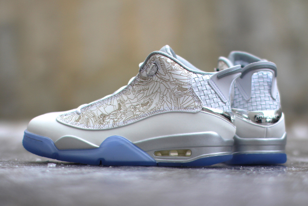 Air Jordan Dub Zero Laser White Metallic Silver (1)