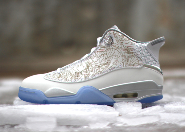 Air Jordan Dub Zero Laser White Metallic Silver (2)