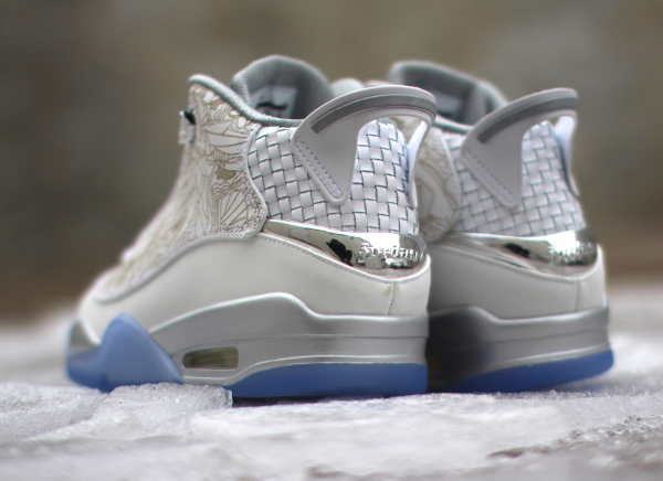 Air Jordan Dub Zero Laser White Metallic Silver (3)