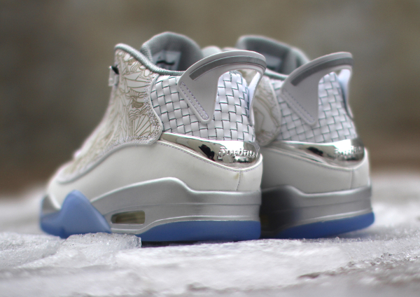 Air Jordan Dub Zero Laser White Metallic Silver (4)