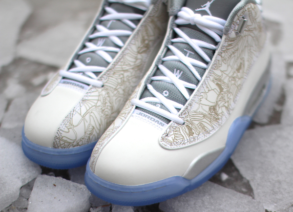 Air Jordan Dub Zero Laser White Metallic Silver (8)