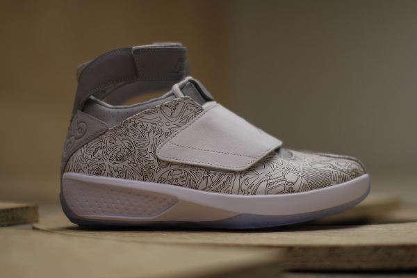 Air Jordan XX Laser (White Metallic Silver) (3)