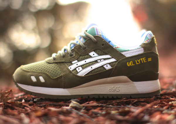 Asics Gel Lyte 3 Plaid 'Light Olive' (1)