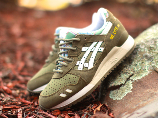 Asics Gel Lyte 3 Plaid 'Light Olive' (2)