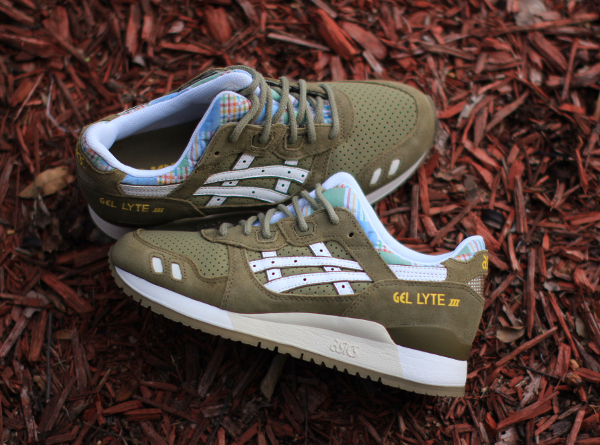 Asics Gel Lyte 3 Plaid 'Light Olive' (4)