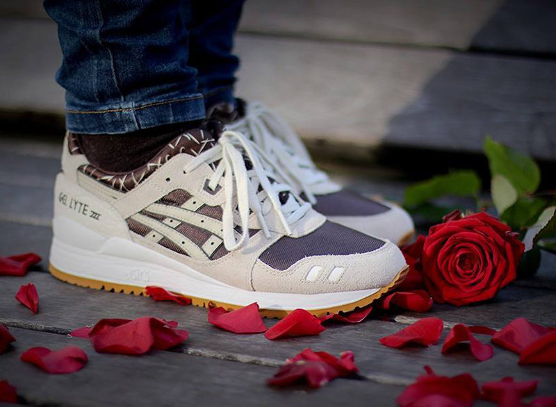 Asics Gel Lyte 3 'Romance' (Chocolate) aux pieds (2)