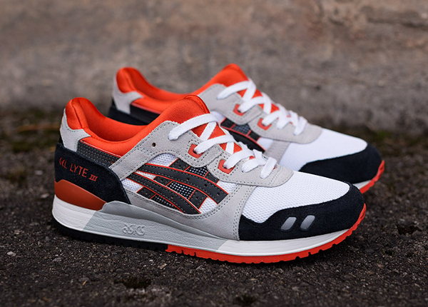 Asics Gel Lyte 3 'White Black Orange' (2)