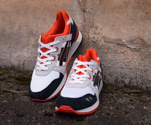 asics gel lyte white orange