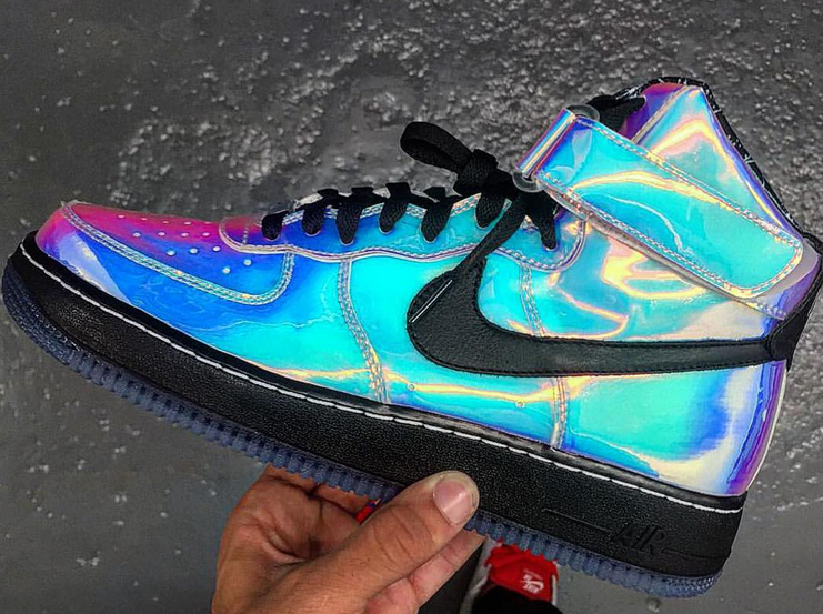 nike air force 1 mid iridescent