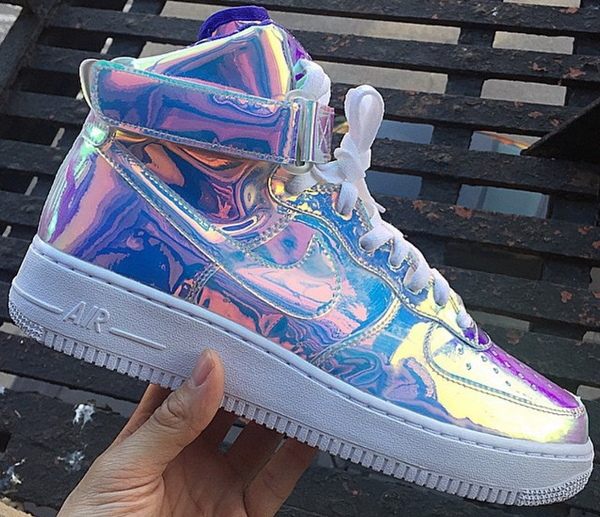 nike air force 1 mid iridescent