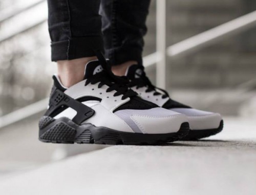 huarache blanche et noir