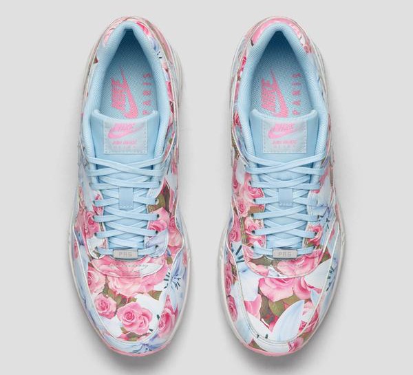 Nike Air Max 1 Ultra City Floral Paris (fleurs lys & roses) (4)