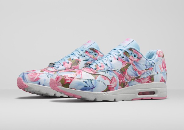 Nike Air Max 1 Ultra City Floral Paris (fleurs lys & roses) (5)