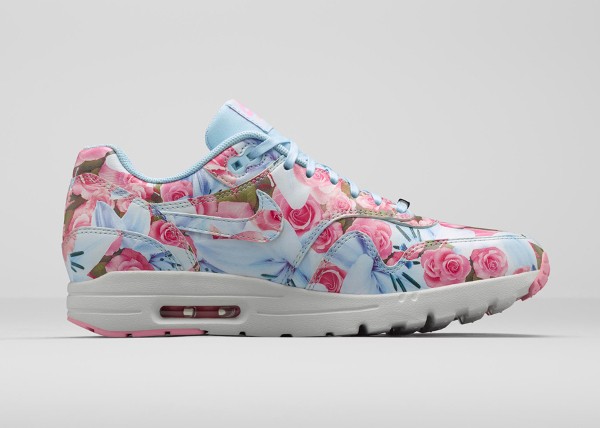 Nike Air Max 1 Ultra City Floral Paris (fleurs lys & roses) (7)