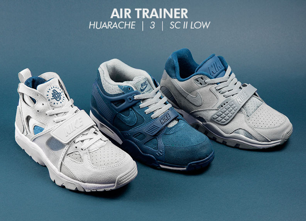 Nike Air Trainer 'Cool Grey' & Petrol Blue