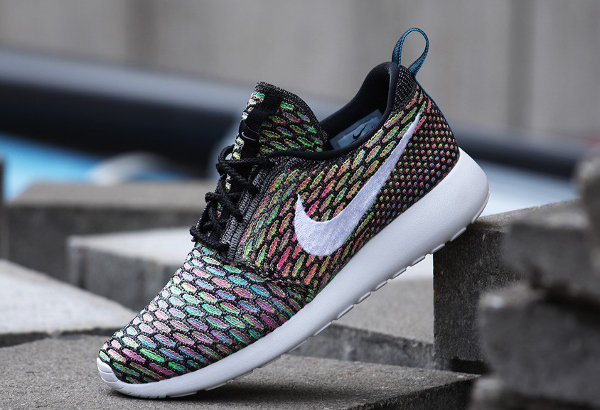 Nike Flyknit Roshe Run Multicolor (femme) couv