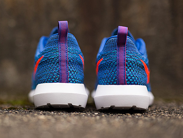 Nike Flyknit Roshe Run 'Royal Blue Bright Orange' (1)