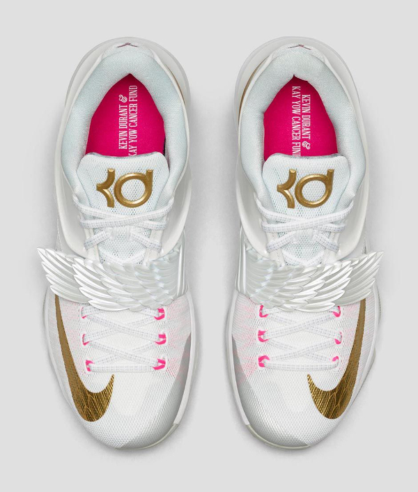 Nike KD 7 'Aunt Pearl' (White Metallic Gold Pink) photo officielle (3)