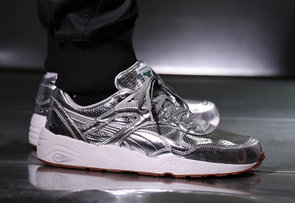 puma r698 metallic silver