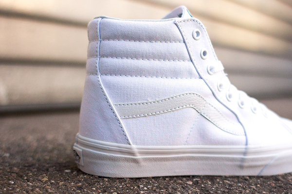 Vans Sk8 Hi True White (blanc)  (4)