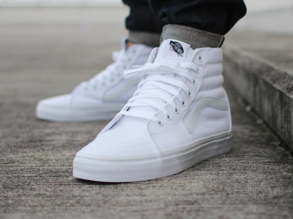 vans sk8 blanche