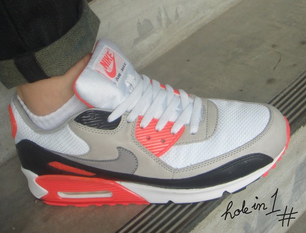 2008-Nike Air Max 90 Infrared Ostrich - Firstkicks