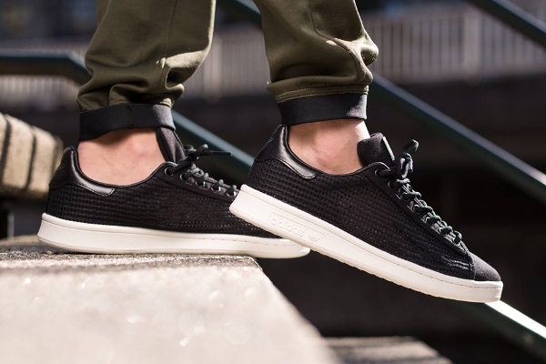 Adidas Stan Smith Woven (tissée) Core Black (noir) (3)