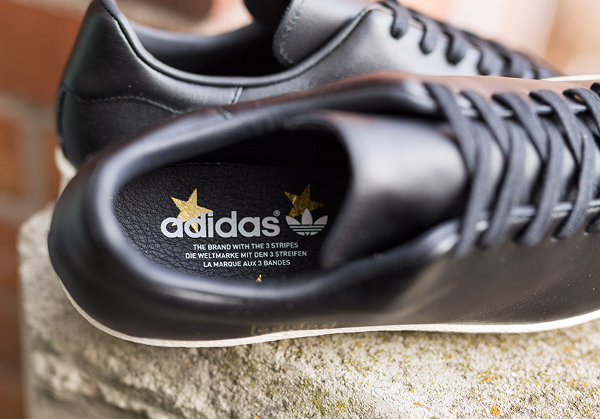 Adidas Superstar 80's Clean Black Off White aux pieds (5)