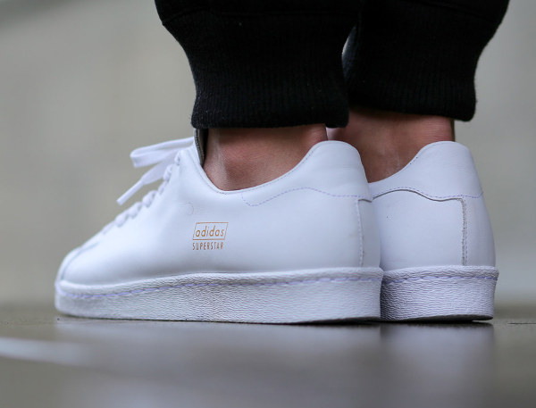 adidas superstar 80s clean all white