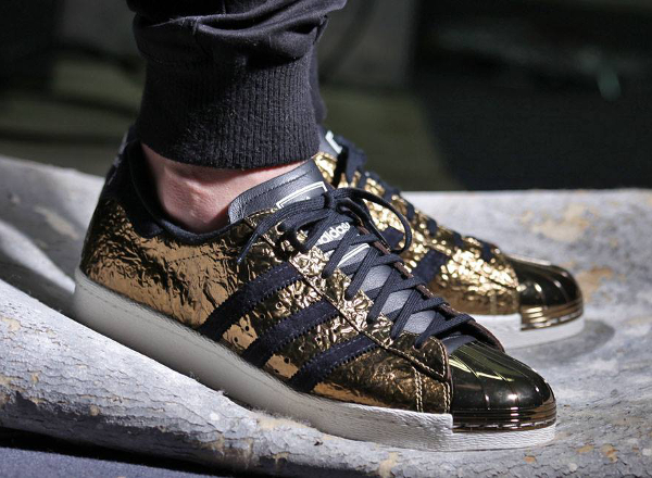 adidas superstar 80s metal toe enfant or
