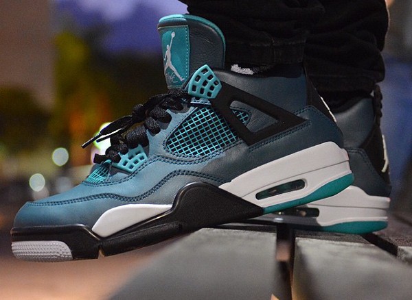 Air Jordan 4 Teal thekidofkicks