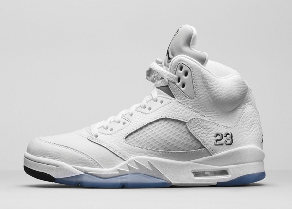 Air Jordan 4 White Metallic Silver