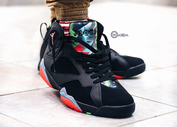 Air Jordan 7 Barcelona Nights ou Marvin The Martian aux pieds (2)