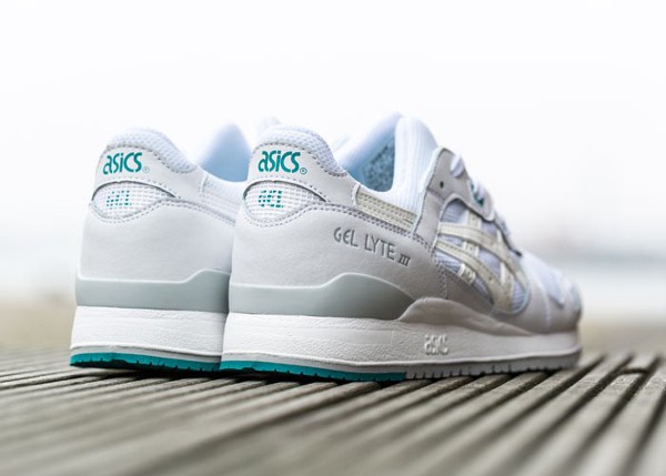 Asics Gel Lyte 3 White White Teal (6)