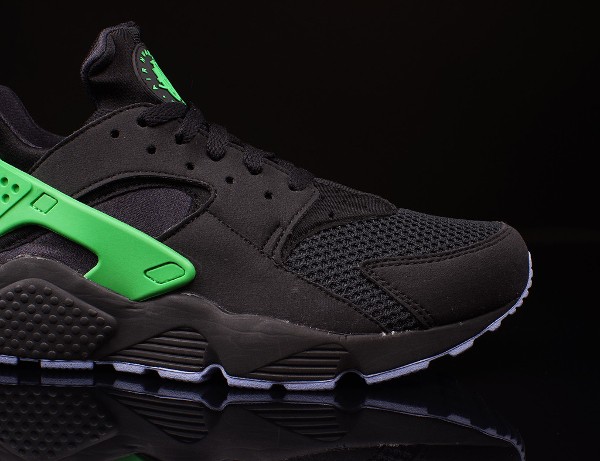 Nike Air Huarache FB Black Poison Green (noir et vert) (6)