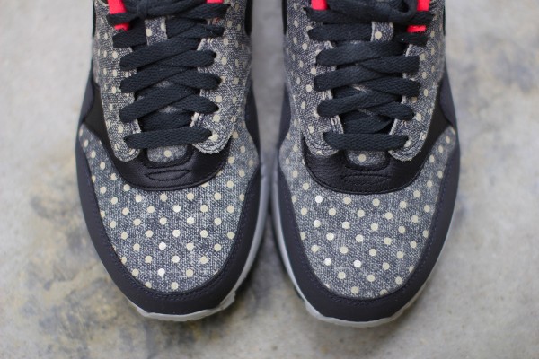 Nike Air Max 1 LTR Polka Dot Black Bright Crimson (petits pois) (5)